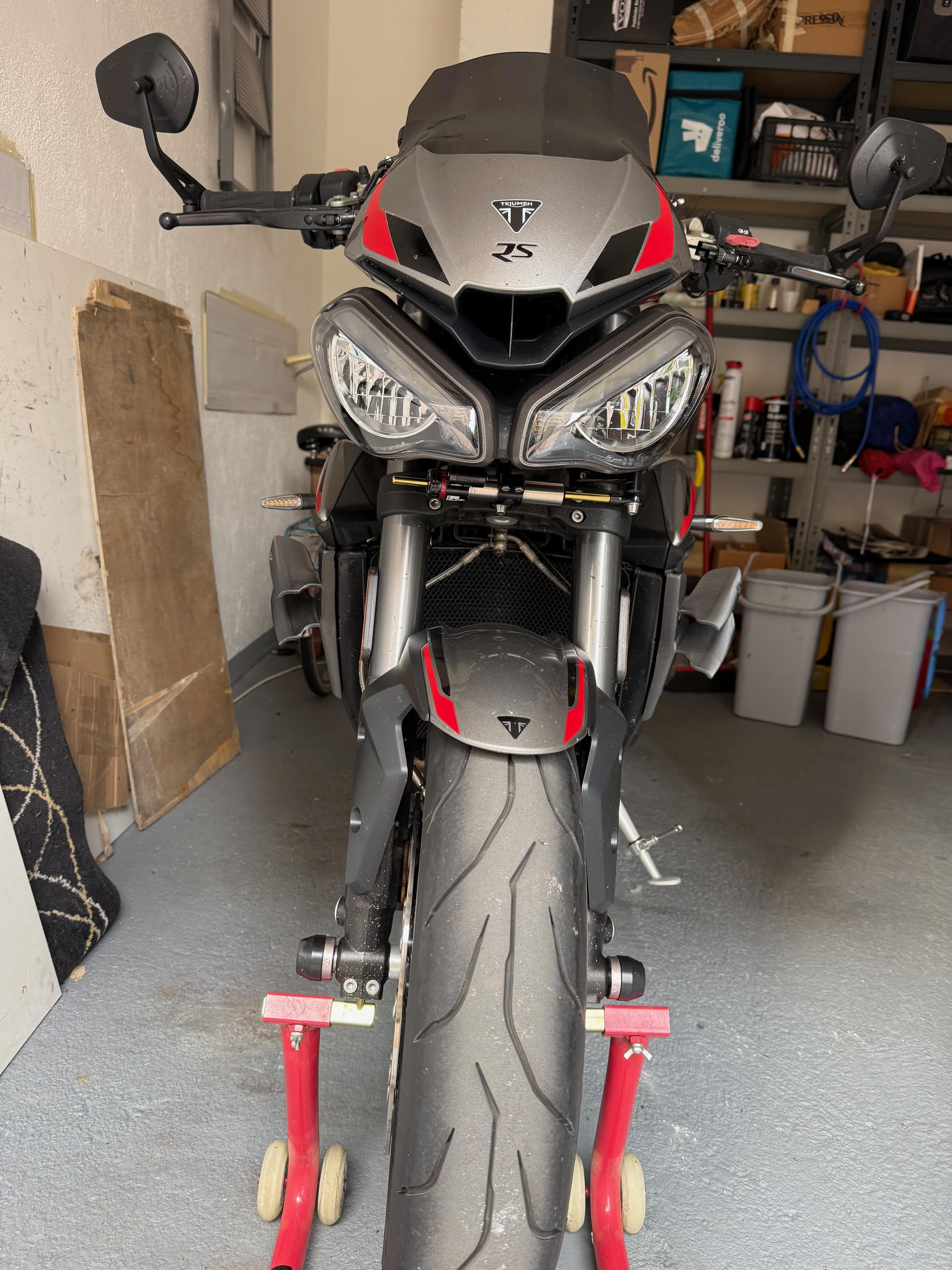 Racing Side Wings Street Triple 660 | MotoForge Side Wings – MOTOFORGE